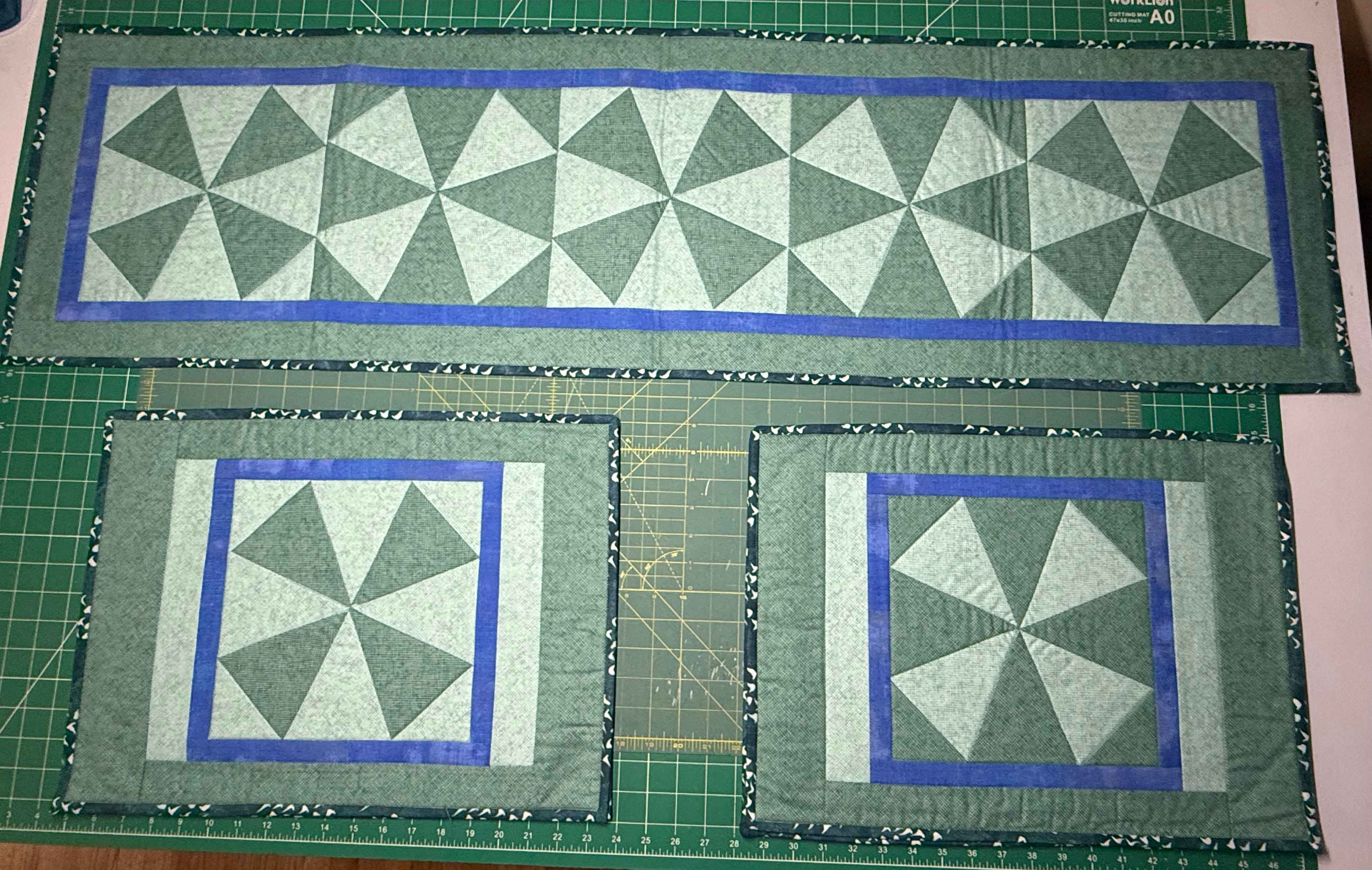 Whisper Table Runner and Placemats