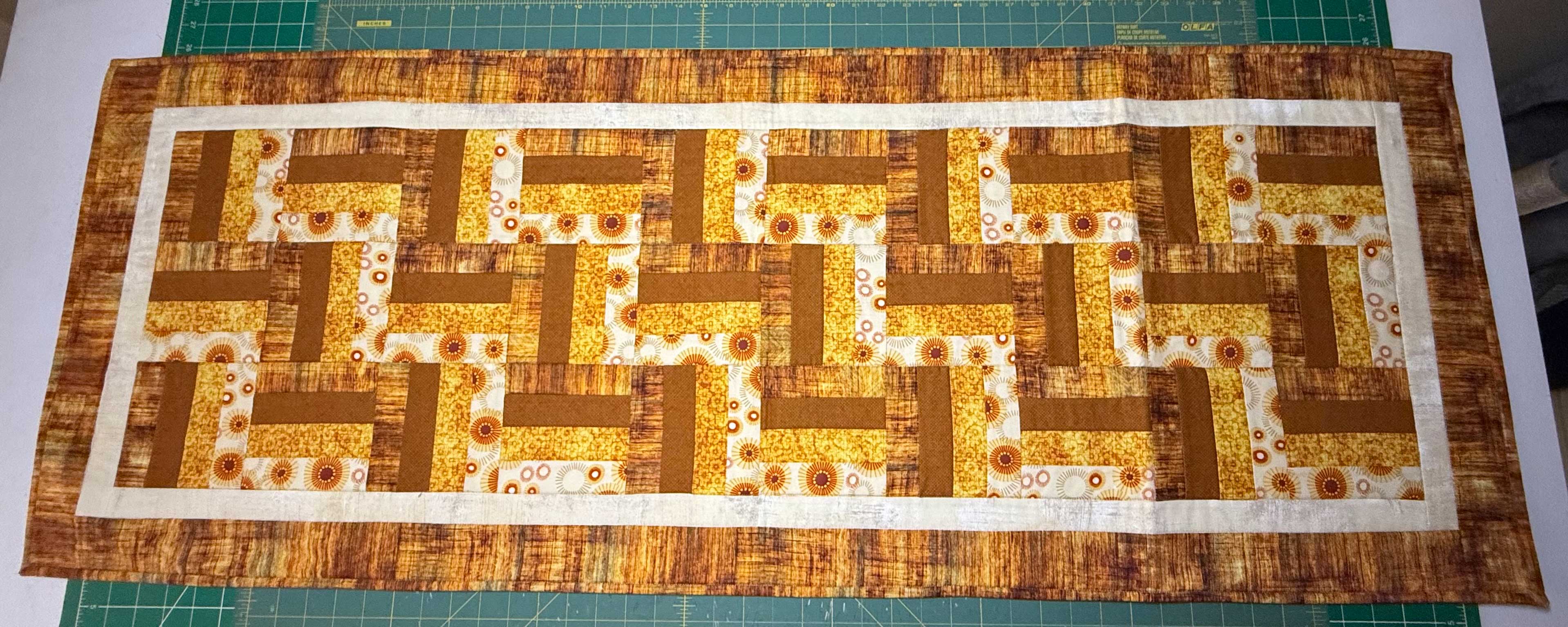 Rail Fence Table Runner